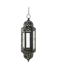 VICTORIAN HANGING CANDLE LANTERN